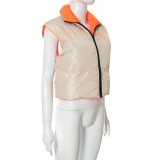 Autumn/Winter Women's Cotton Puffer Short Vest