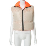 Autumn/Winter Women's Cotton Puffer Short Vest