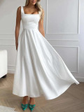 Women Strappy Evening Birthday Party Elegant Maxi Dress（Processing time need 3-6 days）