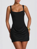 Women Strapless Mini Dress