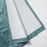 Women's Fashion Printed One-Shoulder Long Sleeve Slim Waist Long Dress