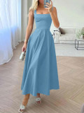 Women Strappy Evening Birthday Party Elegant Maxi Dress（Processing time need 3-6 days）