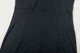 Women Solid Halter Neck Sleeveless Sexy Backless Bodycon Dress