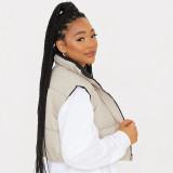 Autumn/Winter Women's Cotton Puffer Short Vest