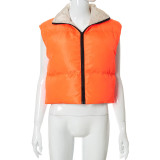 Autumn/Winter Women's Cotton Puffer Short Vest
