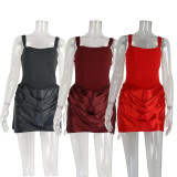 Women Strapless Mini Dress