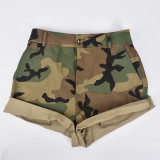 Summer Women's Sexy Camouflage Hot Shorts