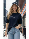 Women's Cotton Printed Hip-Hop Style Outdoor T-Shirt