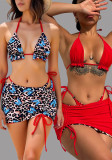 Women's Sexy Three-Piece Reversible Bikini Swimwear Set