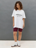 Women's Cotton Short Sleeve Street Style Trendy T-Shirt