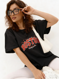 Women's Cotton Street Style Trendy Outdoor T-Shirt