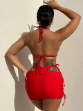 Women's Sexy Three-Piece Reversible Bikini Swimwear Set