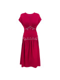 Women's Elegant Slim-Fit Beaded Rhinestone Sleeveless Dress
