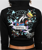 Women Printed Long Sleeve Hoodies and Pant Two-Piece Set