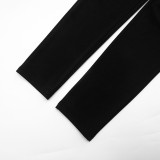 Women Sexy Solid Halter Neck V-Neck Backless Jumpsuit