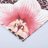 Women Spring Strapless Leopard Print Bodycon Dress