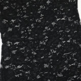 Women Lace Round Neck Dress