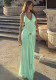 Women Sexy Halter Neck Holidays Maxi Dress