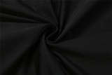 Women Autumn/Winter Sexy Solid Ruffled Collar Long-Sleeve Jumpsuit