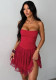 Women Sexy Strapless Backless Autumn Off-Shoulder Dress