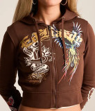 Women Print Hoodies and Pant Casual Two-Piece Set