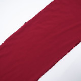 Winter Women's Casual Asymmetric Draped Sleeveless Bodycon Mini Dress