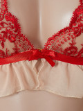 Spring/Summer Women's Luxury Embroidered Lace Sexy Bra Lingerie Set