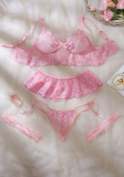 Spring/Summer Women's Lace Lingerie Homewear Set
