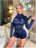 Women's Sexy Role Play Police Costume Set