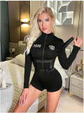 Women's Sexy Role Play Police Costume Set