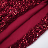 Winter Women's Casual Asymmetric Draped Sleeveless Bodycon Mini Dress