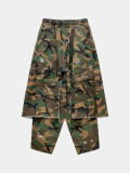 Women's Camouflage Ripped Loose Harem Street Pants