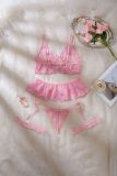 Spring/Summer Women's Lace Lingerie Homewear Set