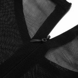 Spring Women's Solid Casual Short Sleeve Jumpsuit Dress Set