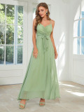 Women's Sexy Slit Strapless Party/Prom Dress