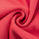 Women's Sexy Letter Print Sleeveless Crop Top and Pants Two-Piece Set