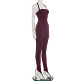 Women's Summer Tie-Up Backless Sexy Jumpsuit