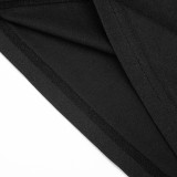 Women's Sexy Solid Slash Shoulder Knot Top and Pant Two-Piece Set