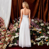 Women's Strapless Lace Dress