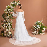 Women's Off  Shoulder Spring Evening Gowns