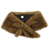 Women's Furry Scarves, Shawls, Capes, and Vests
