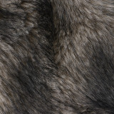 Women's Winter Solid Patchwork Furry Shorts