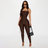 Women's Summer Tie-Up Backless Sexy Jumpsuit