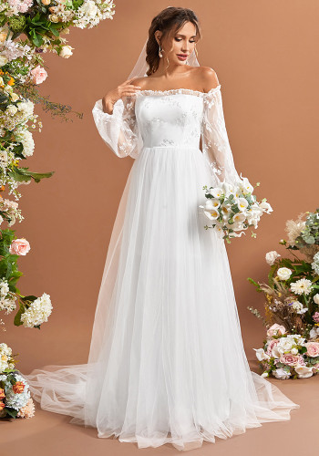 Women's Off  Shoulder Spring Evening Gowns