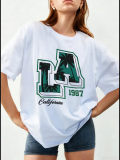 Women's Casual Printed Short-sleeved T-shirt