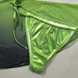 Women's Sexy Lace-Up Sexy Bikini Swimsuit Three-Piece