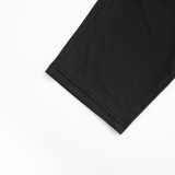 Women's Summer Droop Neck Backless Tie-Up Jumpsuit