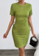 Women's Summer Casual Sexy Lace-Up Bodycon Dress