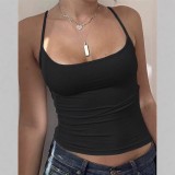 Women's Low Back Sexy Slim Fit Camisole Top