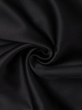 Satin Patchwork Chic Sexy Slit Low Back Slim Waist Lace-Up Mini Dress